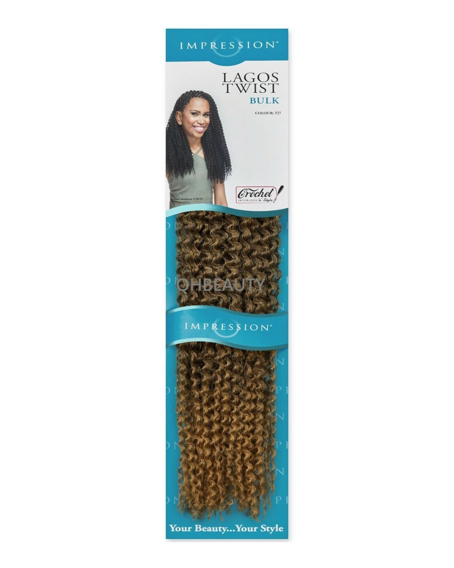 IMPRESSION SYNTHETIC HAIR EXTENSION BRAIDS -  LAGOS TWIST BULK