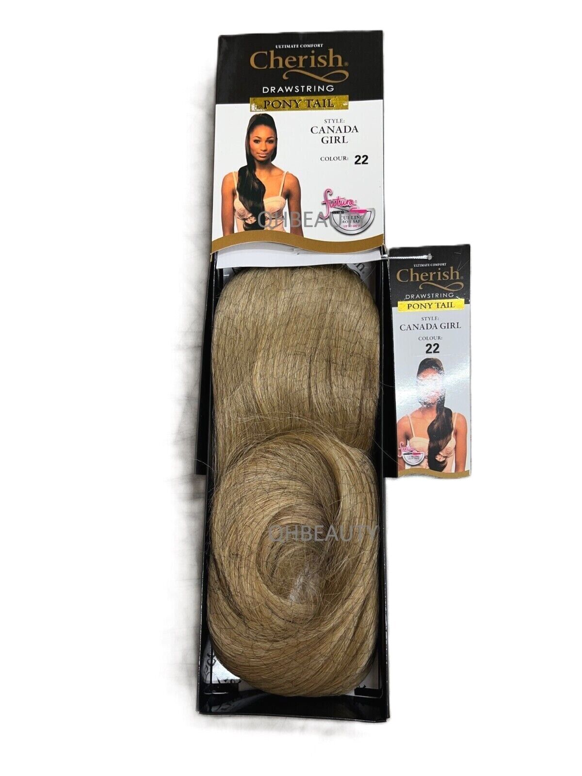 Cherish Synthetic Drawstring Long Curly Wavy Hair Ponytail - Canada Girl
