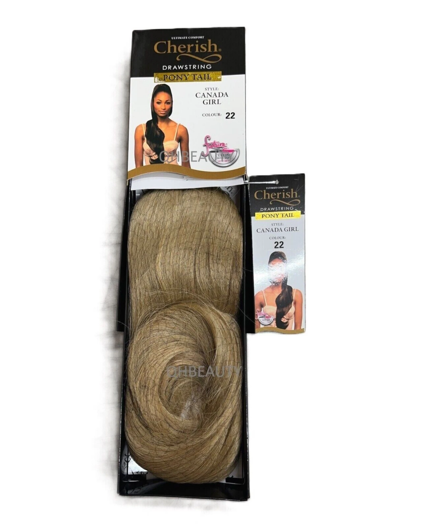 Cherish Synthetic Drawstring Long Curly Wavy Hair Ponytail - Canada Girl