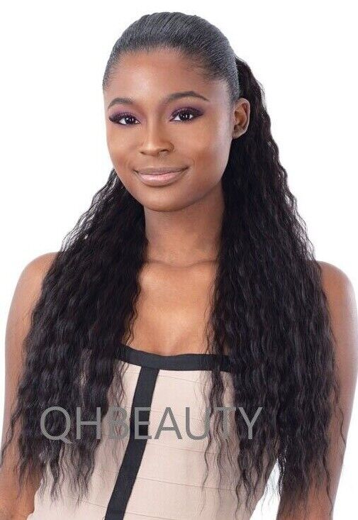 FREETRESS EQUAL DRAWSTRING SYNTHETIC LONG CURLY HAIR PONYTAIL - ESSENCE GIRL