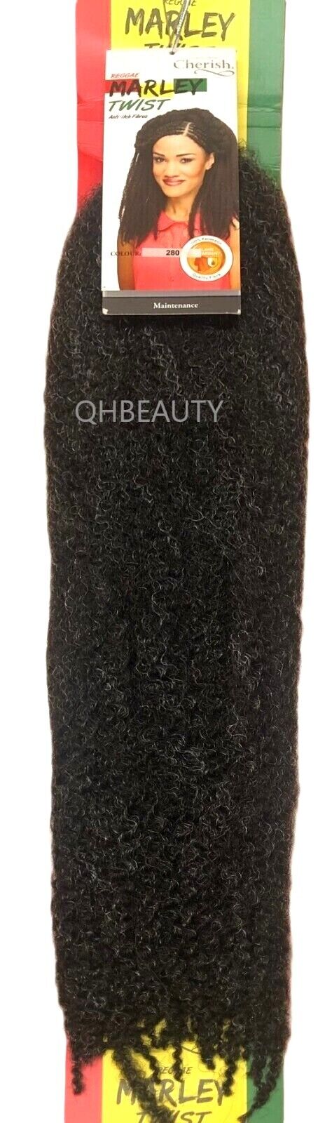 Cherish Synthetic Afro Kinky Cuban Anti itch Hair Extension  Marley Twist Braid