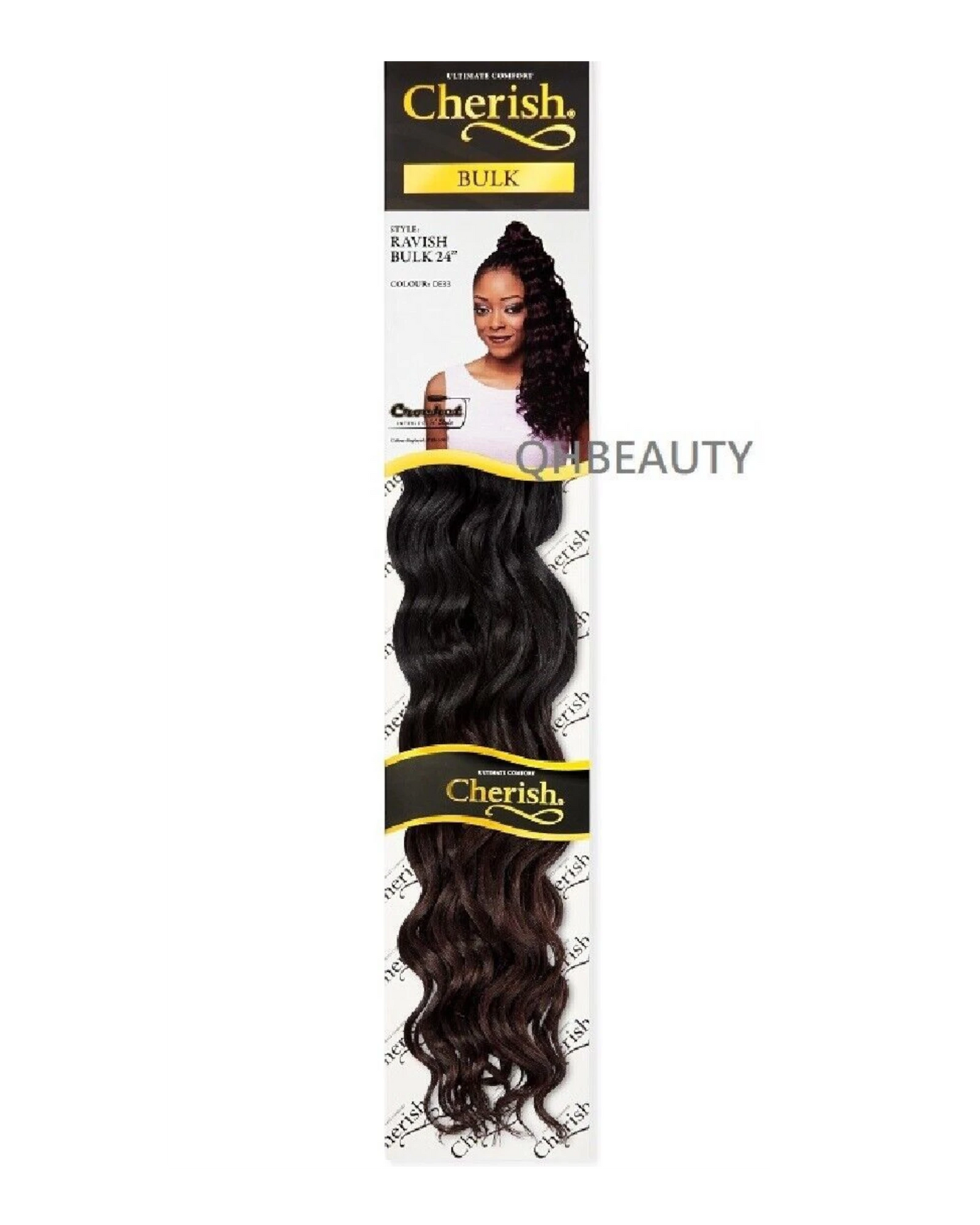 CHERISH SYNTHETIC CROCHET LONG CURLY HAIR EXTENSION BRAIDS - RAVISH 24 inch