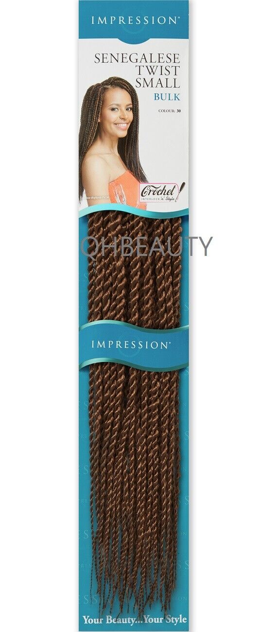 IMPRESSION SYNTHETIC HAIR EXTENSION BRAIDS - SENEGALESE TWIST SMALL BULK