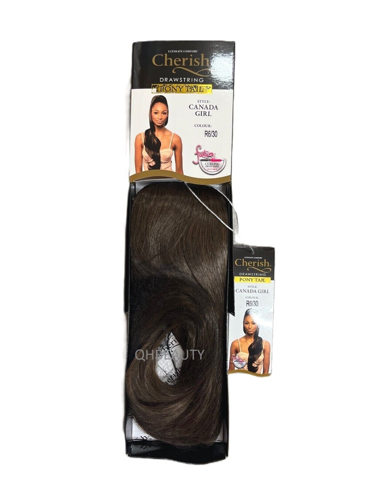 Cherish Synthetic Drawstring Long Curly Wavy Hair Ponytail - Canada Girl