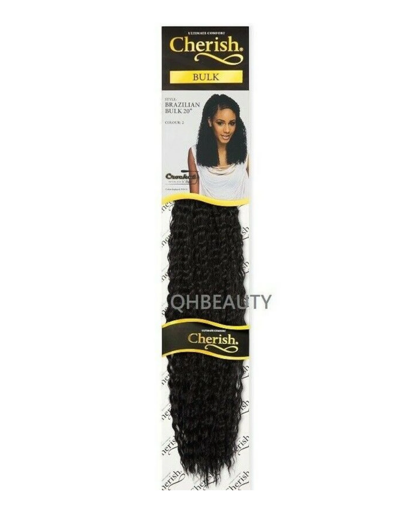 Cherish Synthetic Crochet Braid Curly Hair Extension Style - Brazilian Bulk 20"