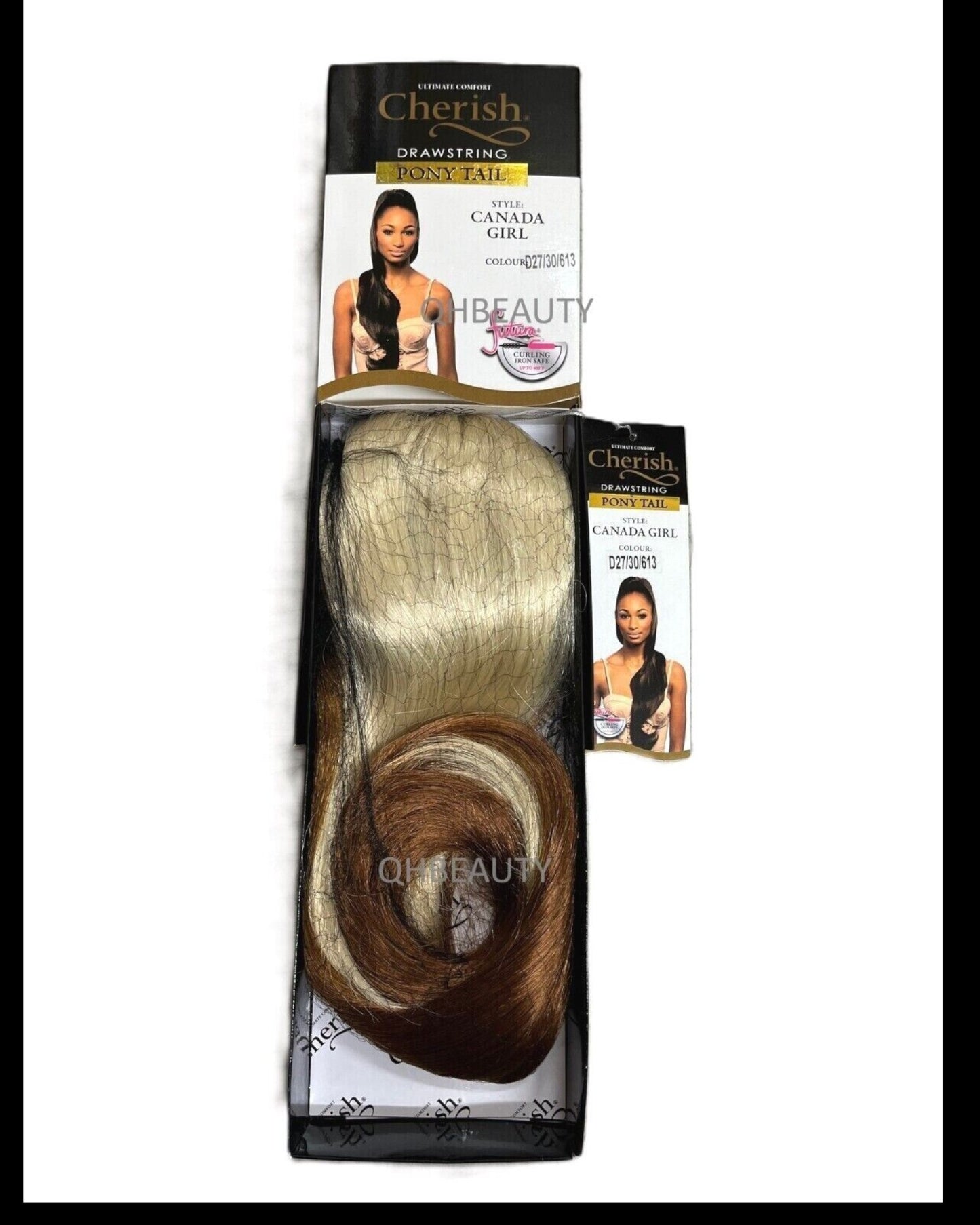 Cherish Synthetic Drawstring Long Curly Wavy Hair Ponytail - Canada Girl