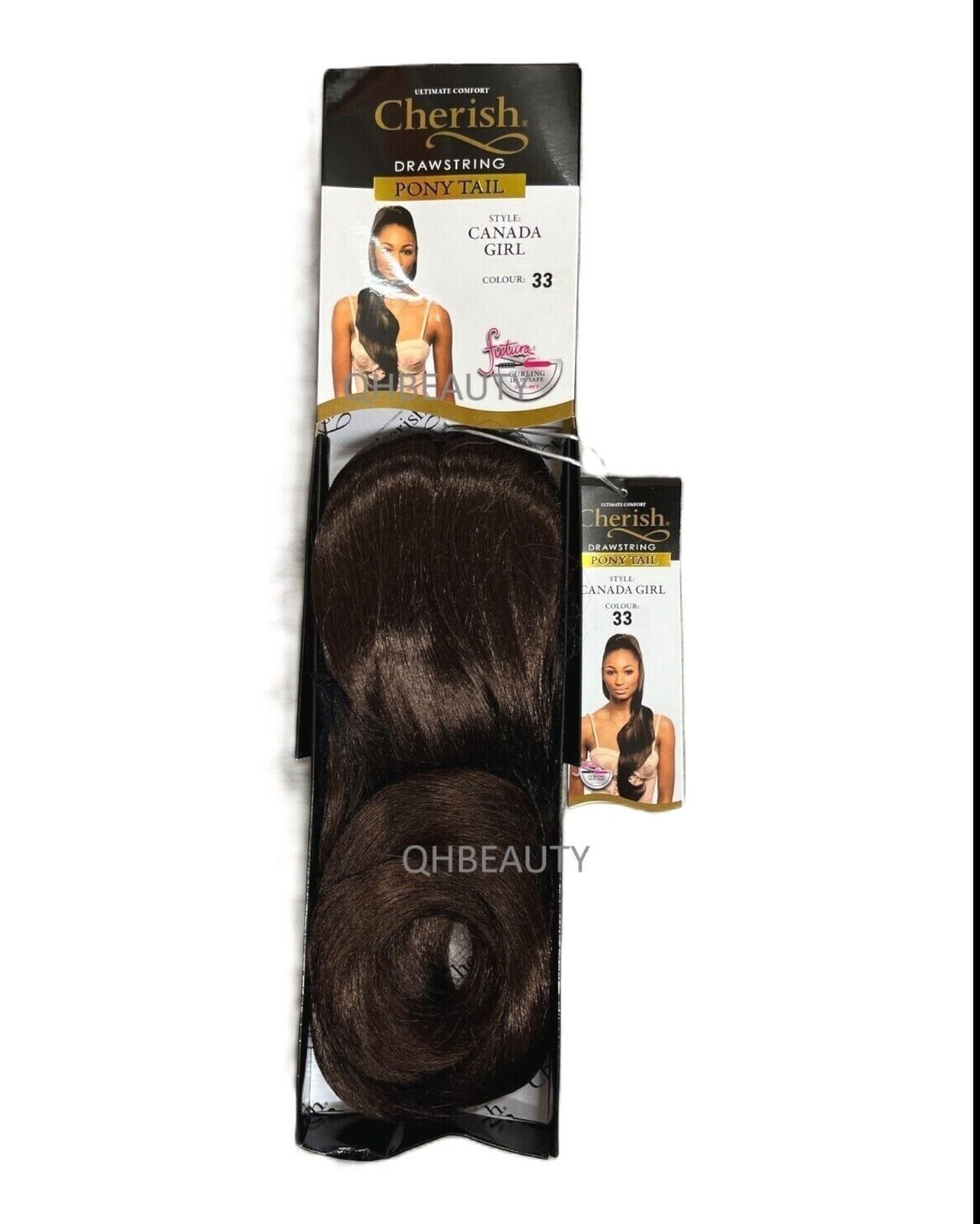 Cherish Synthetic Drawstring Long Curly Wavy Hair Ponytail - Canada Girl