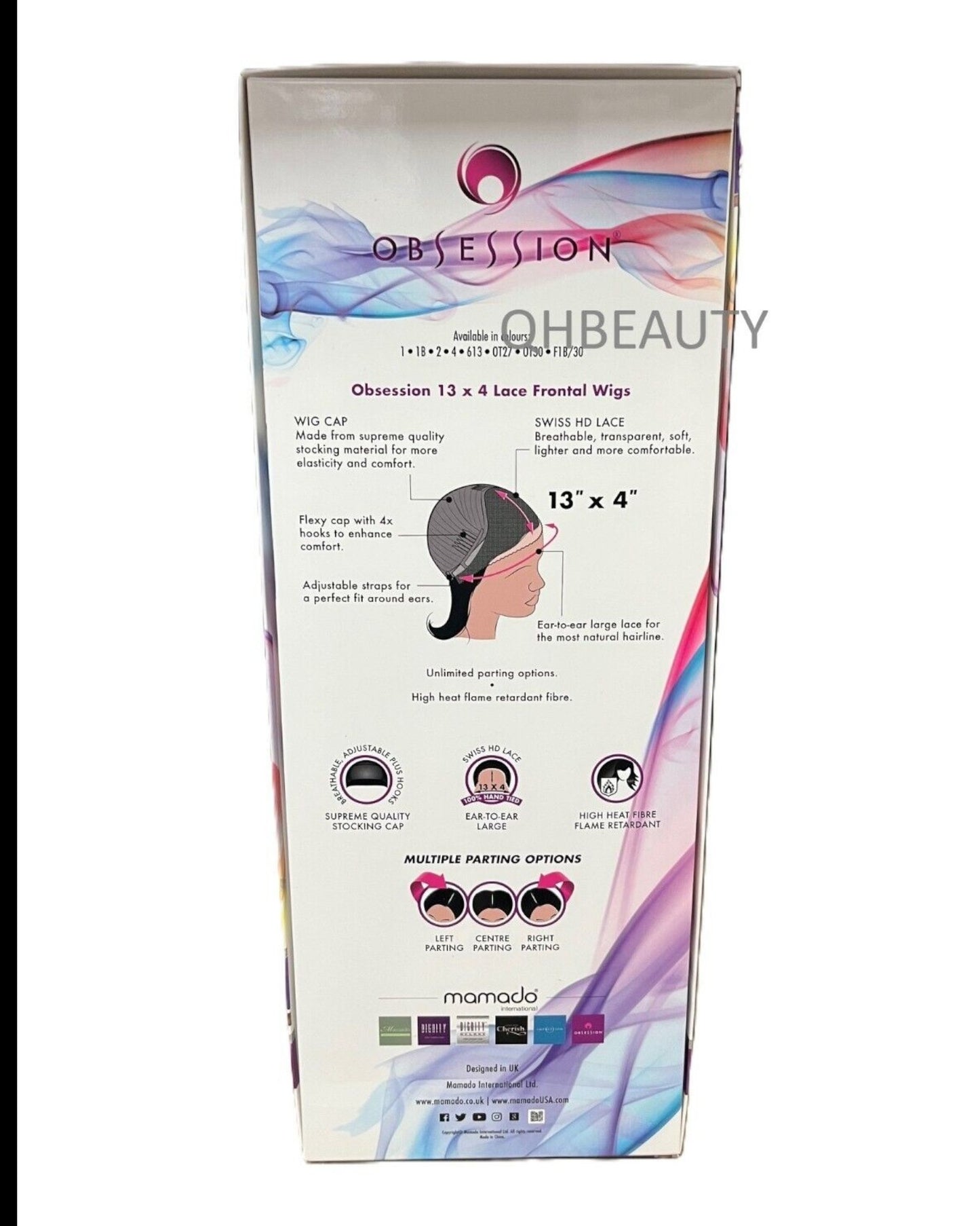 Obsession Synthetic Swiss HD 13x4 Lace Front Free Part Long Hair Wig - BREENA