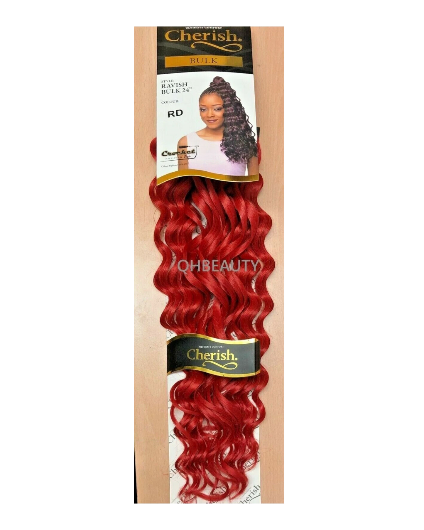 CHERISH SYNTHETIC CROCHET LONG CURLY HAIR EXTENSION BRAIDS - RAVISH 24 inch