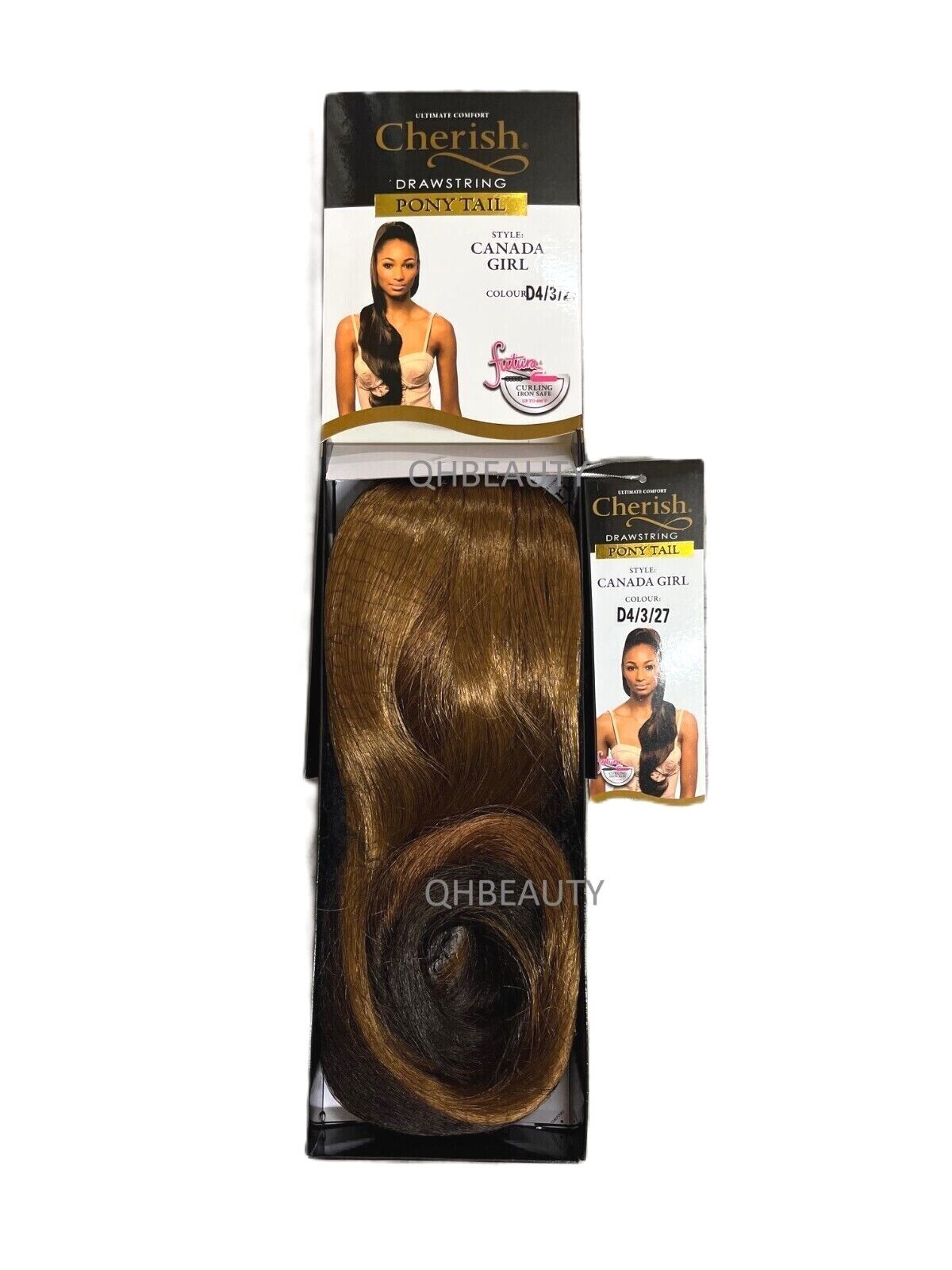 Cherish Synthetic Drawstring Long Curly Wavy Hair Ponytail - Canada Girl