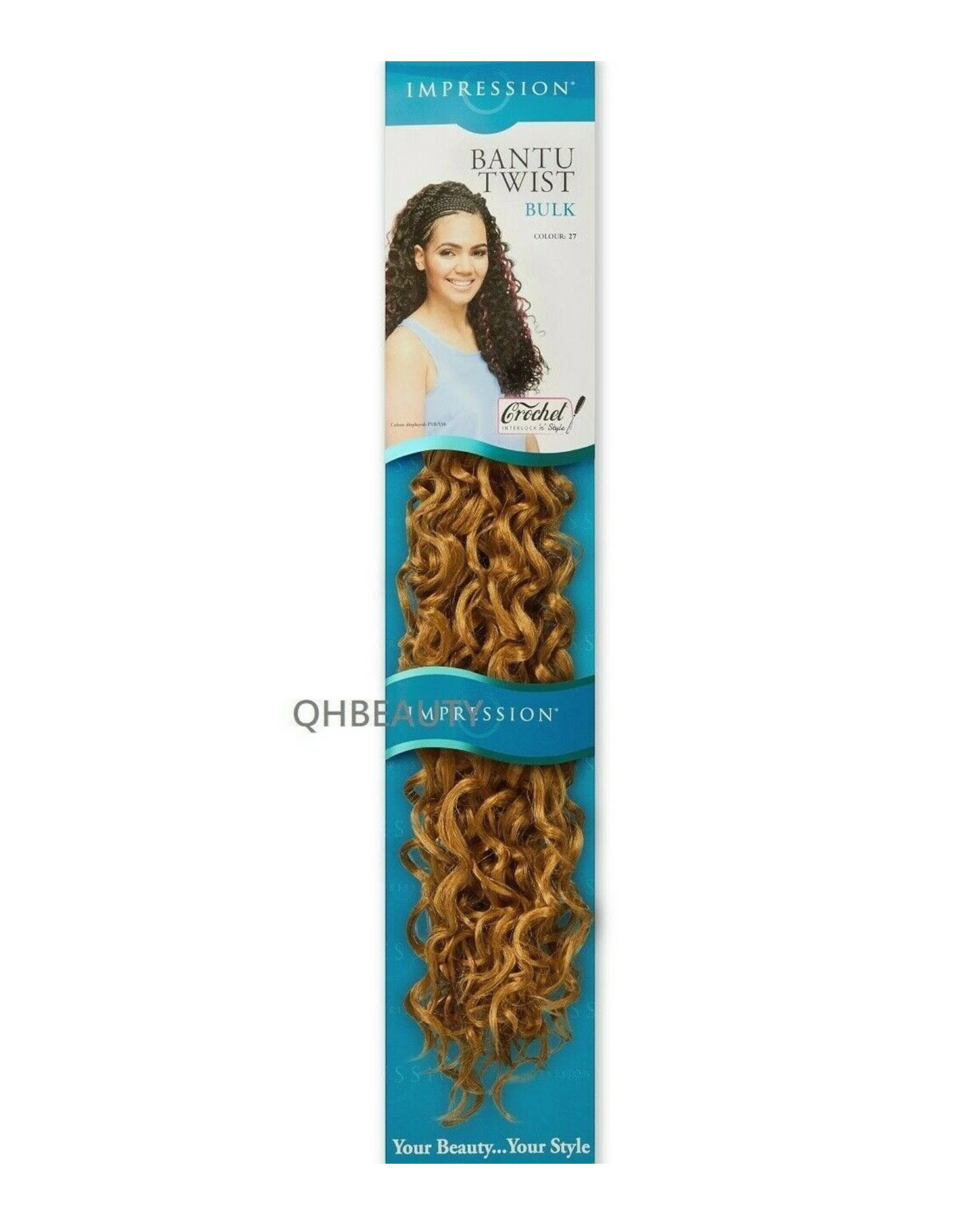 IMPRESSION SYNTHETIC CROCHET BRAIDS HAIR EXTENSIONS - BANTU TWIST BULK