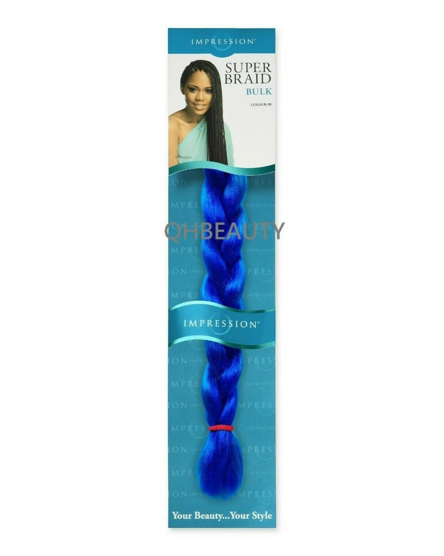 Impression Synthetic 3 X Bundle Pack Crochet Hair Extensions - Super Braid 52 "