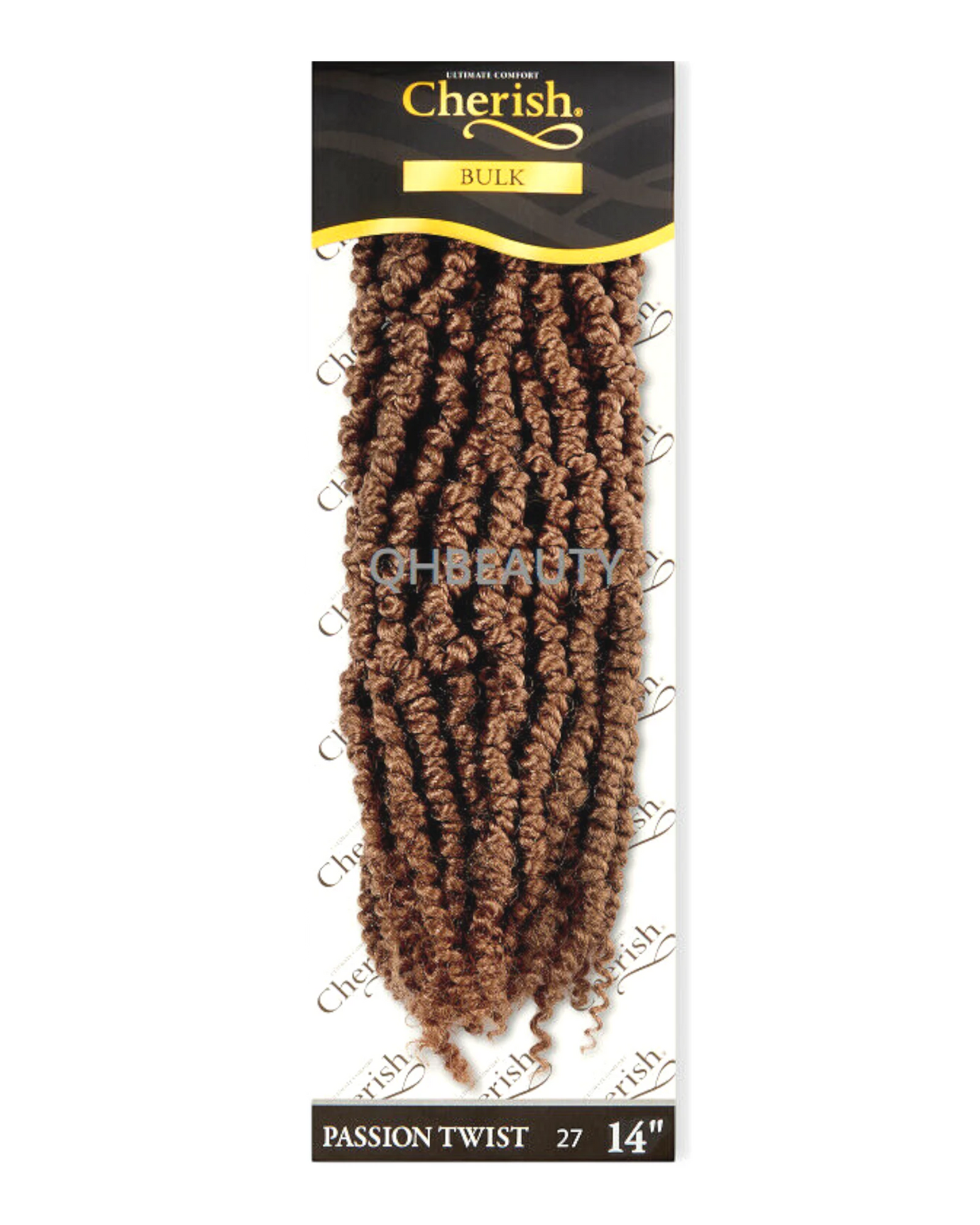 CHERISH SYNTHETIC PRE LOOPED BRAID CURLY HAIR EXTENSIONS - PASSION TWIST 14''