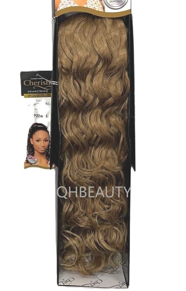 Cherish Synthetic Drawstring Curly Hair Extension Ponytail - Lisbon Girl