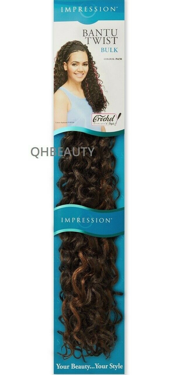 IMPRESSION SYNTHETIC CROCHET BRAIDS HAIR EXTENSIONS - BANTU TWIST BULK