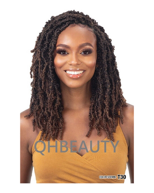 CHERISH SYNTHETIC CROCHET LONG HAIR EXTENSION PRE LOOP BRAID - BUTTERFLY LOC 12"