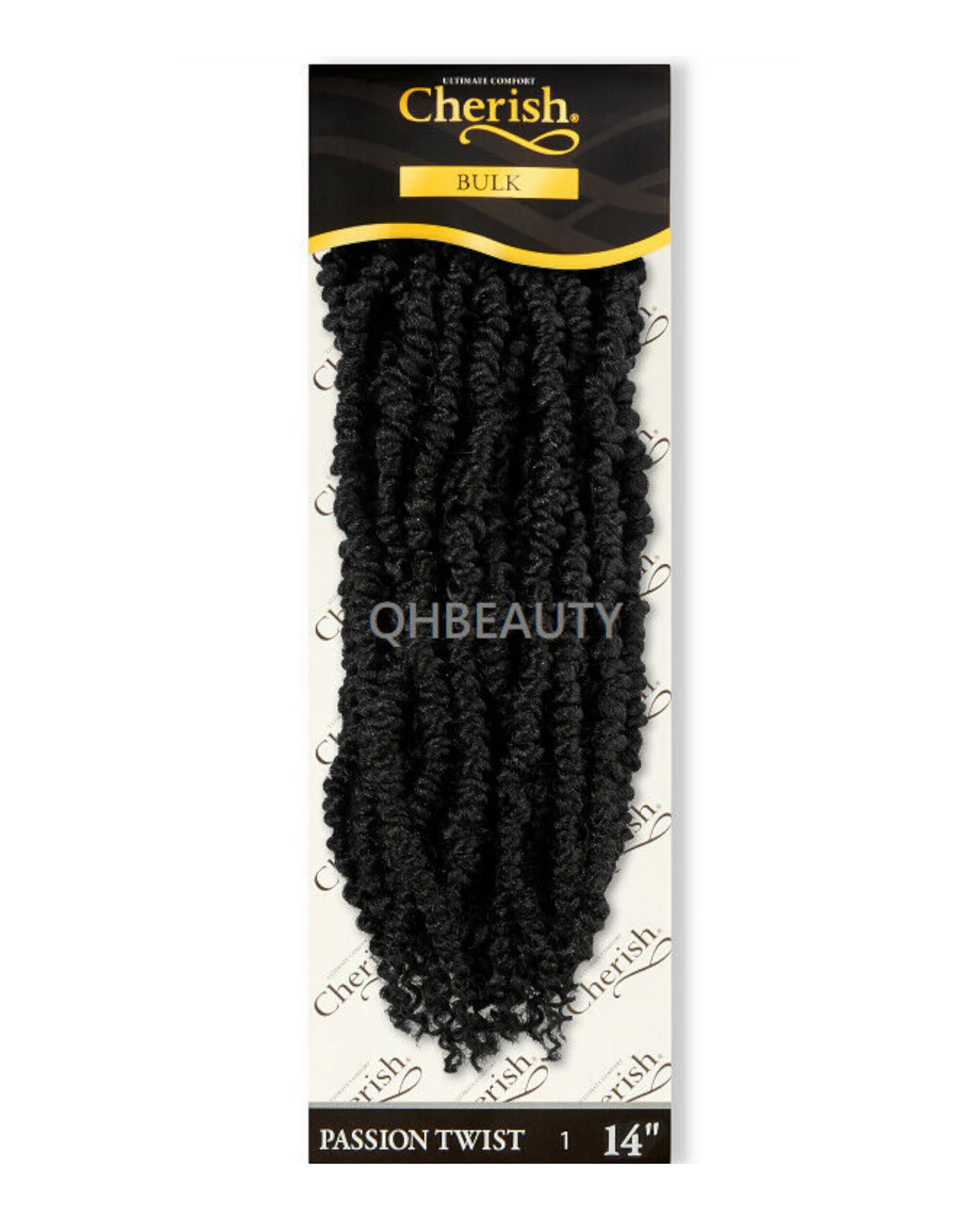 CHERISH SYNTHETIC PRE LOOPED BRAID CURLY HAIR EXTENSIONS - PASSION TWIST 14''
