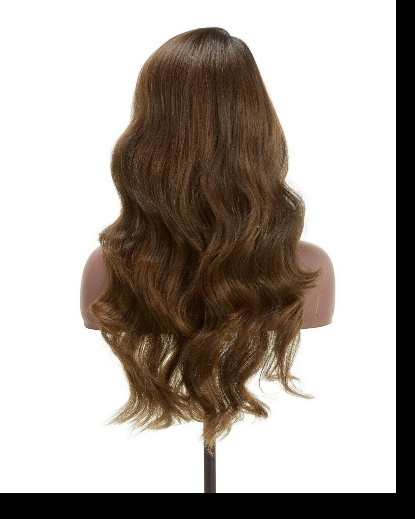 Impression Synthetic Invisible L Part Lace Curly Long Hair Wig - Daisy