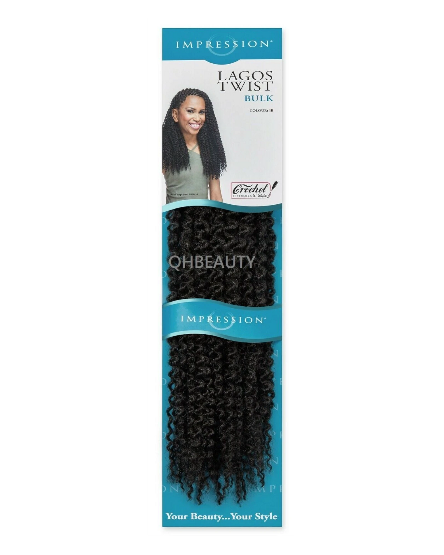 IMPRESSION SYNTHETIC HAIR EXTENSION BRAIDS -  LAGOS TWIST BULK