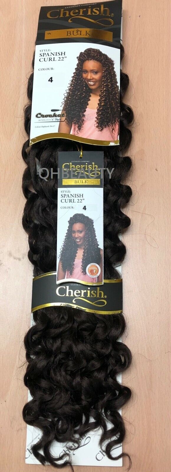 Cherish Bulk Synthetic Long Curly Hair Extension Braid - Spanish Curl 22 Inch