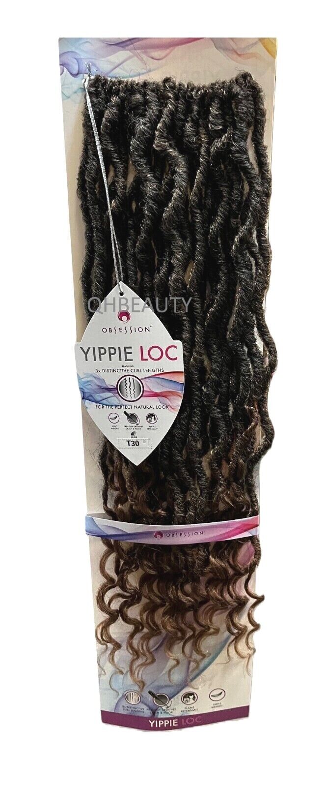 Obsession Synthetic Crochet Long Curly Braid Hair Extension - Yippie Loc