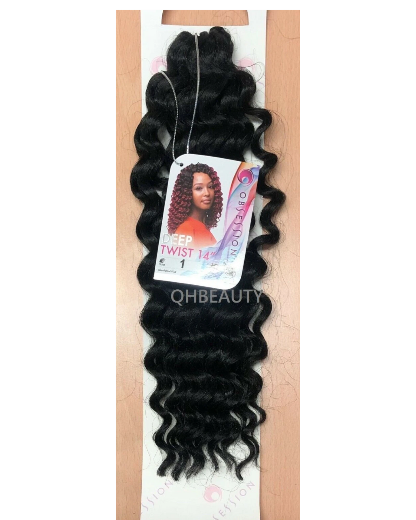 Obsession Synthetic Curly Crochet Braid Hair Extension - Deep Twist 14 inch