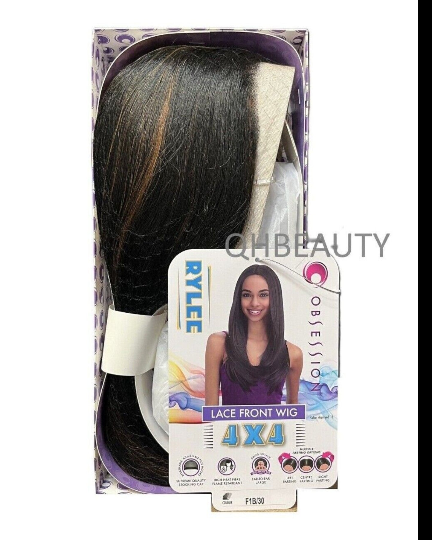 Obsession Synthetic Swiss HD 4x4 Lace Front Free Part Layered Hair Wig - RYLEE