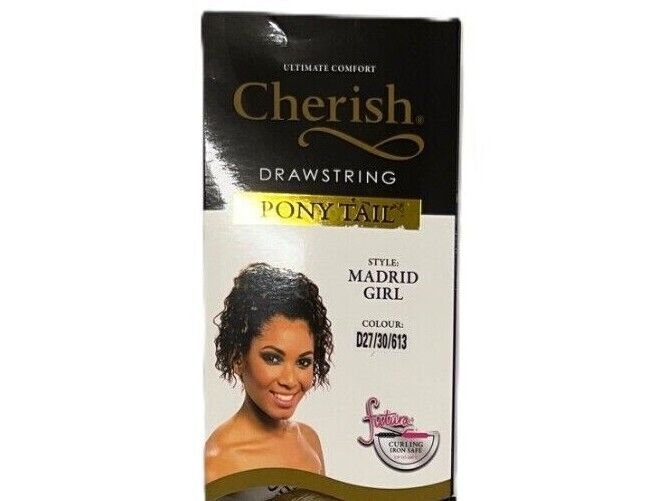 Cherish Synthetic Drawstring Curly Hair Extension Ponytail - Madrid Girl