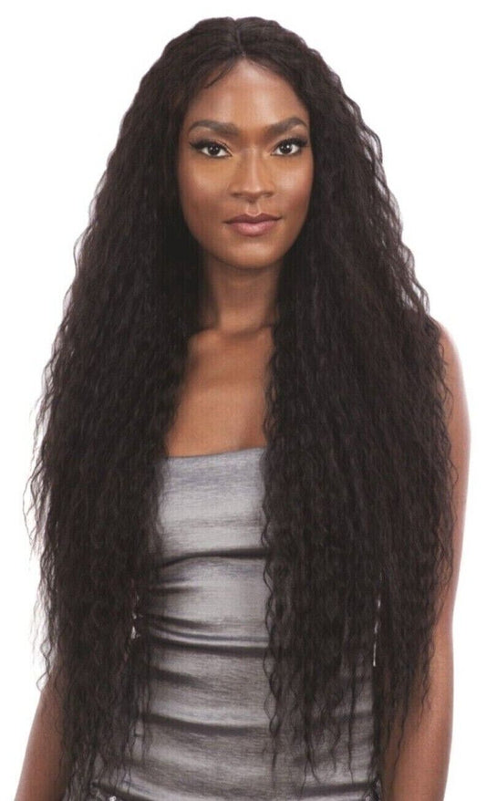 Obsession Synthetic Lace Front Free Part Natural Curly Hair Wig - GABRIELLE