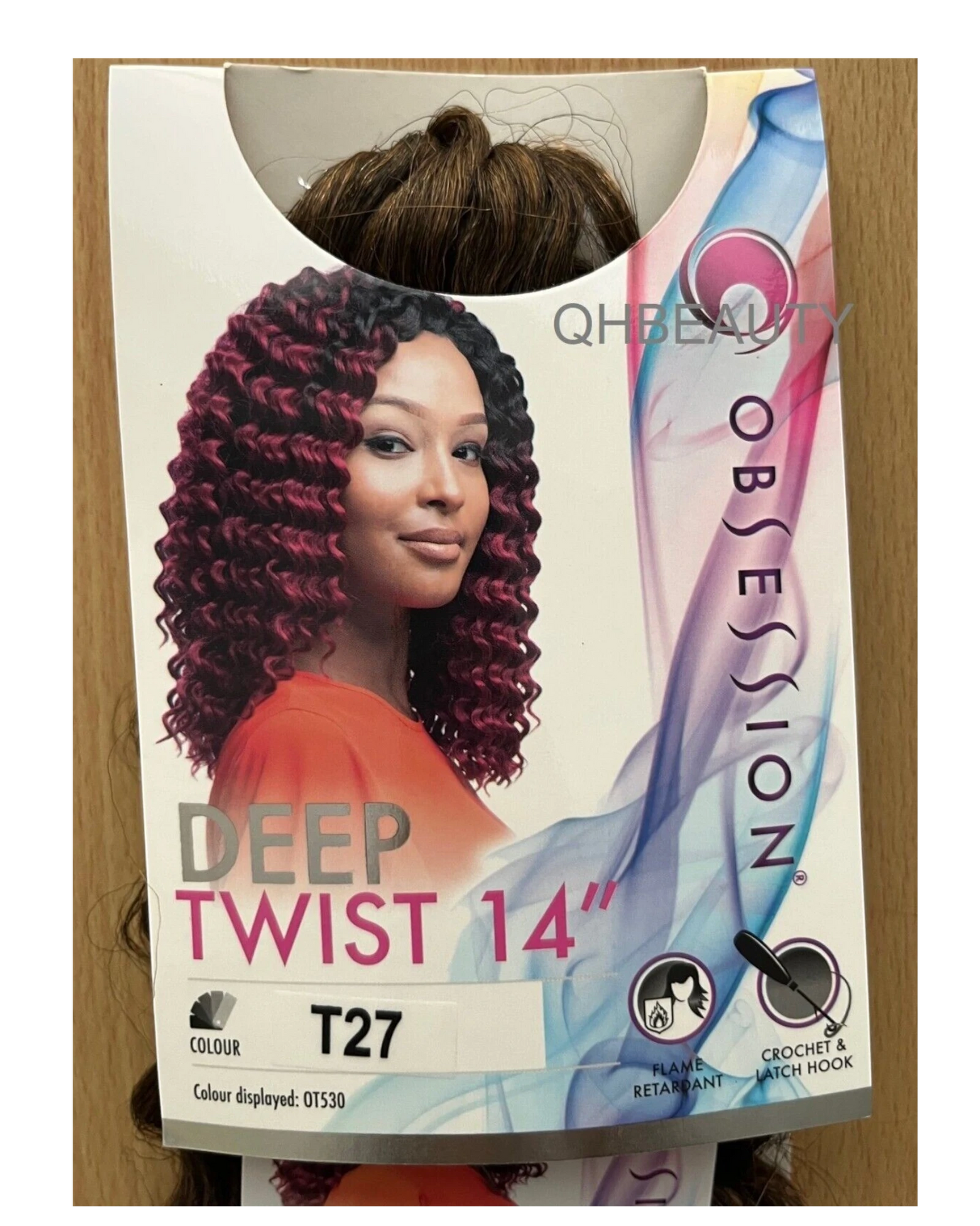 Obsession Synthetic Curly Crochet Braid Hair Extension - Deep Twist 14 inch