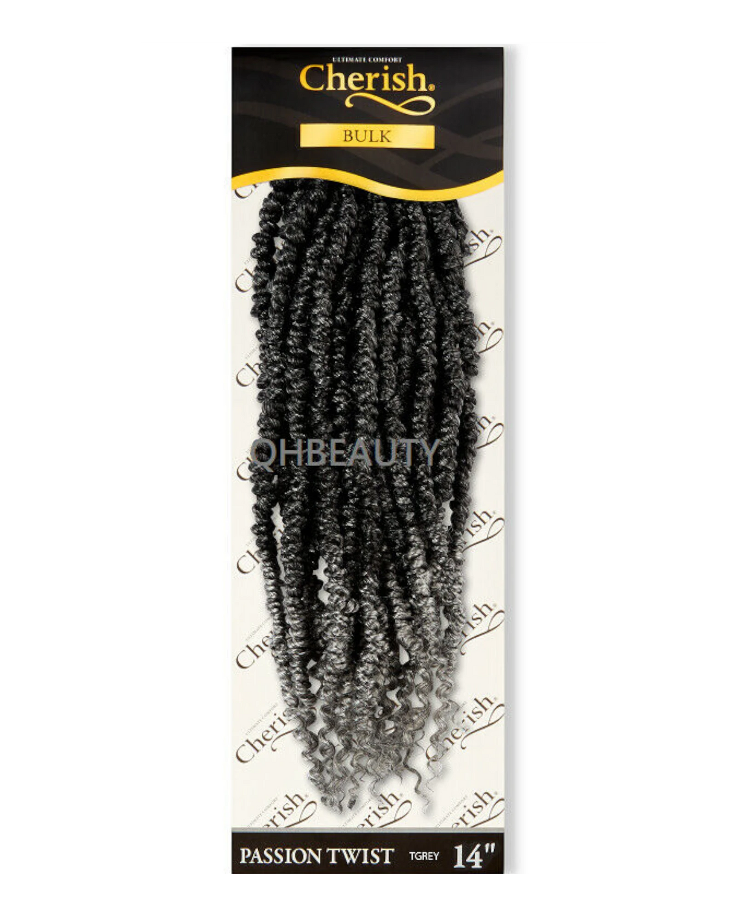 CHERISH SYNTHETIC PRE LOOPED BRAID CURLY HAIR EXTENSIONS - PASSION TWIST 14''
