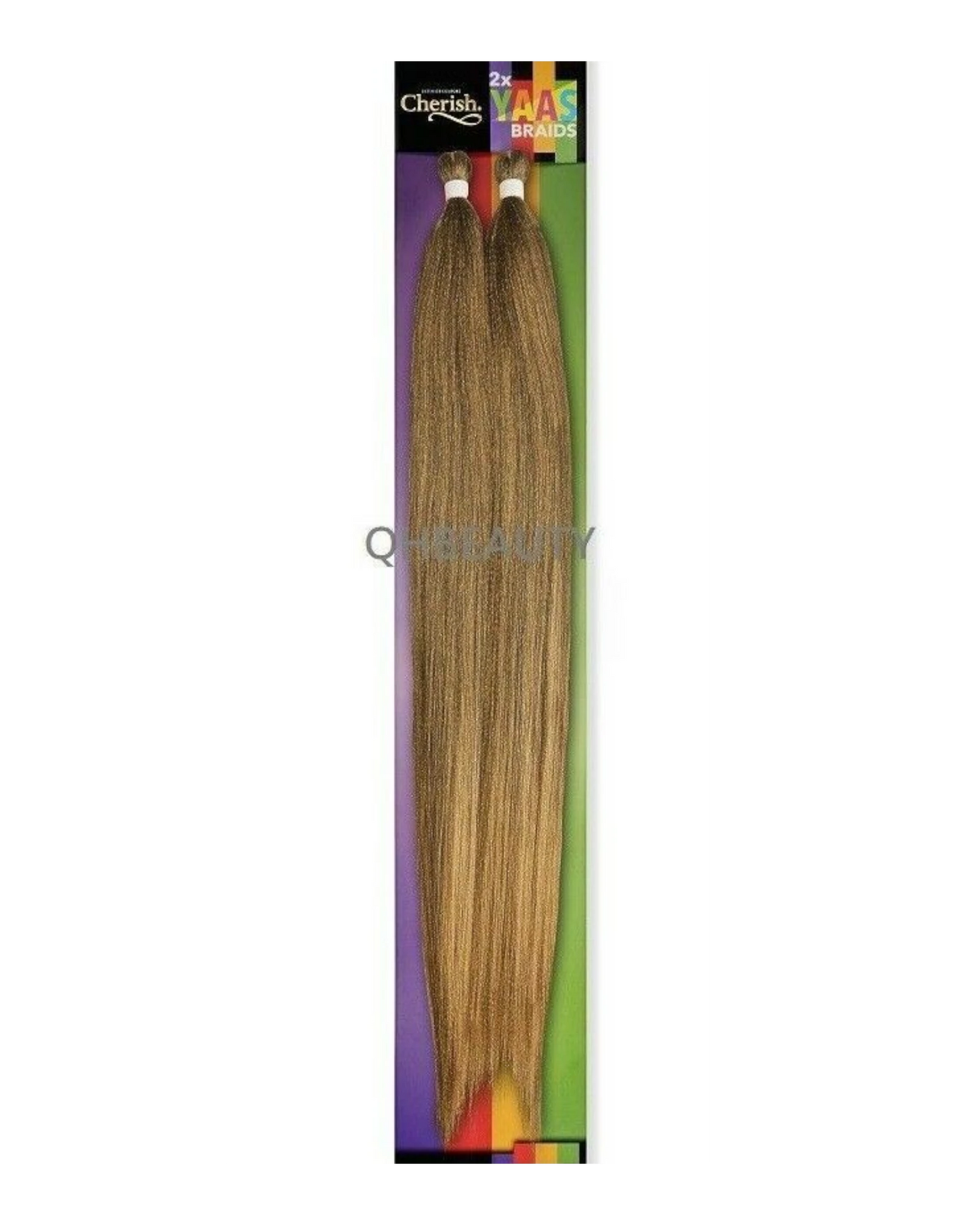 CHERISH SYNTHETIC YAKY LONG STRAIGHT HAIR EXTENSIONS 2 X YAAS BRAIDS 20'' - 28''