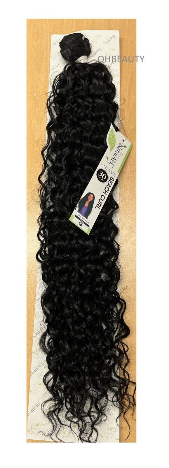 NaturALL SYNTHETIC LONG CURLY HAIR EXTENSION WEAVE -BEACH CURL 30 INCHES