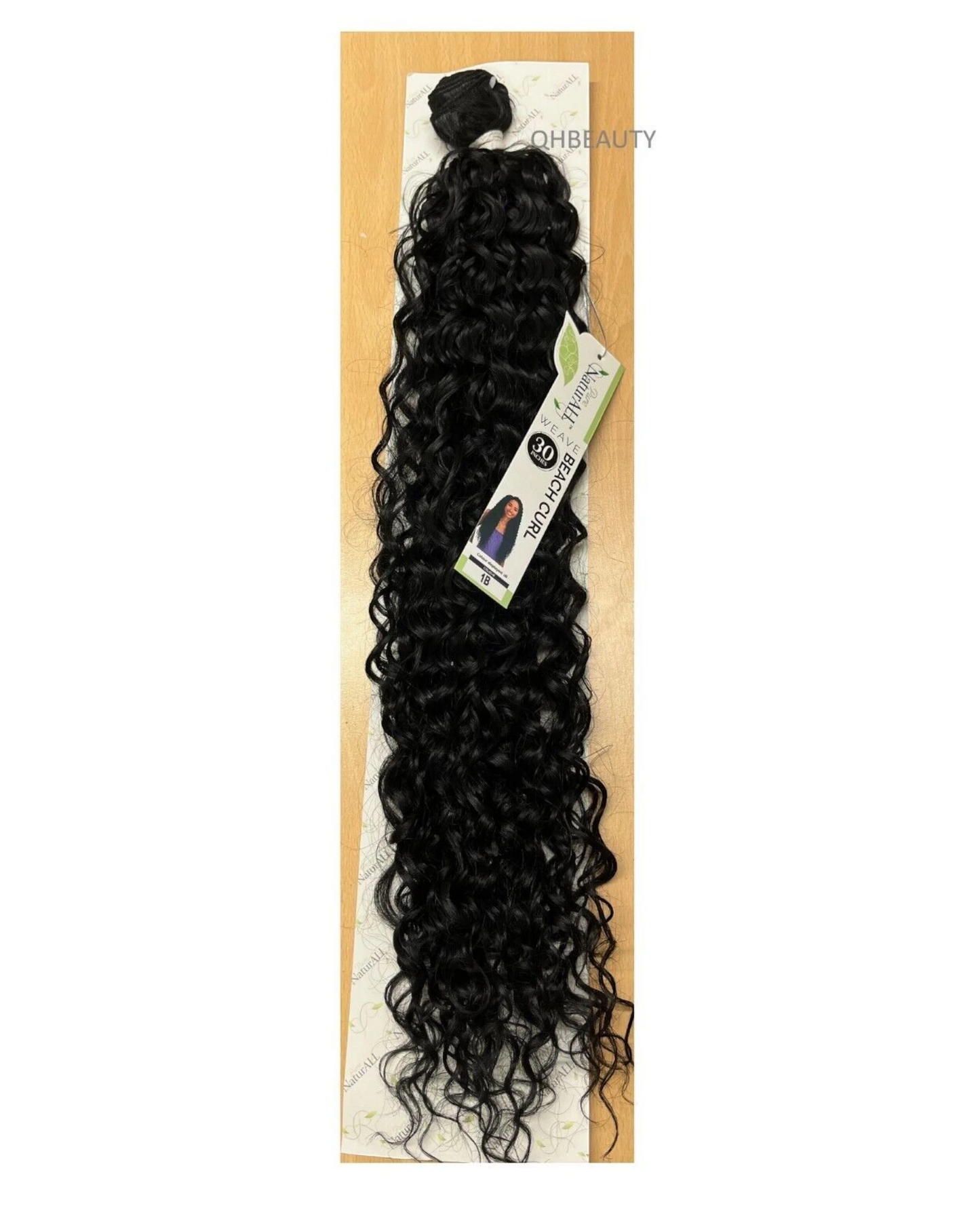 NaturALL SYNTHETIC LONG CURLY HAIR EXTENSION WEAVE -BEACH CURL 30 INCHES