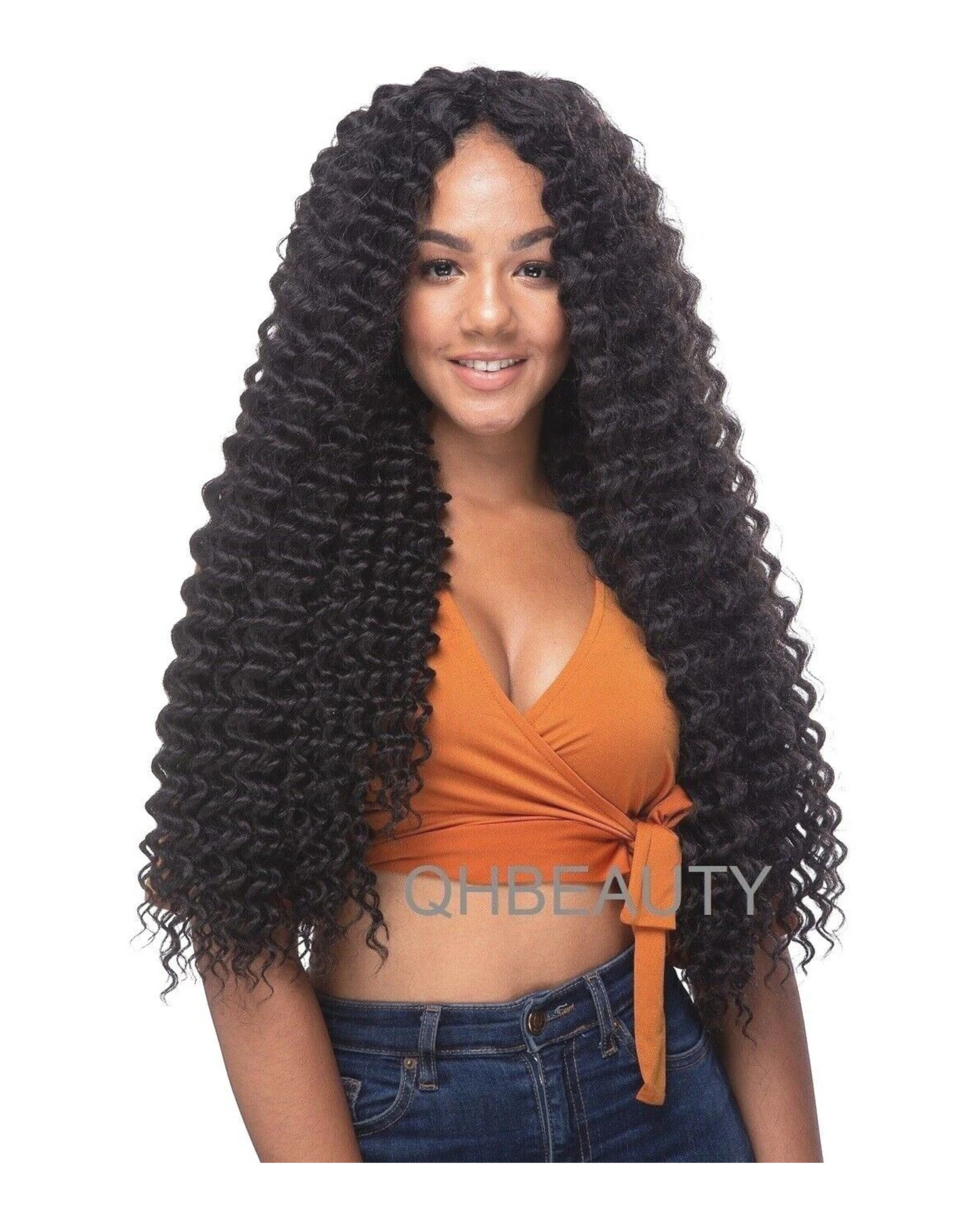 Obsession Synthetic long Curly Crochet Braid Hair Extension - Deep Twist 26 inch