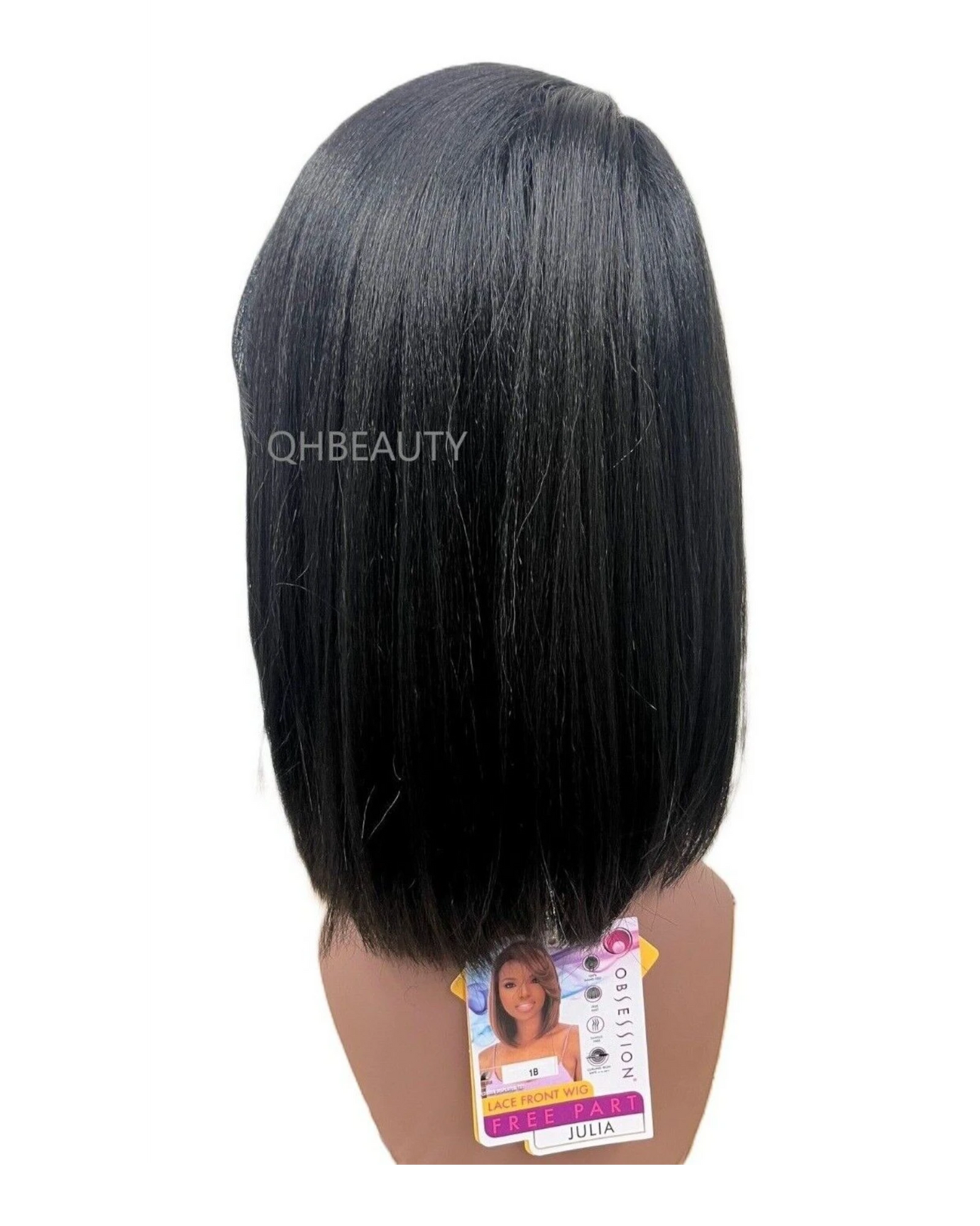 Obsession Synthetic Bob Lace Front Free Part 100% Hand Tied Hair Wig - JULIA