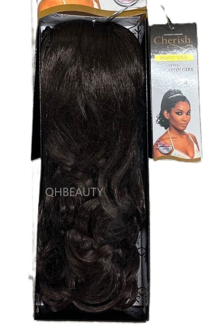 Cherish Synthetic Drawstring Curly Hair Extension Ponytail - Kingston Girl