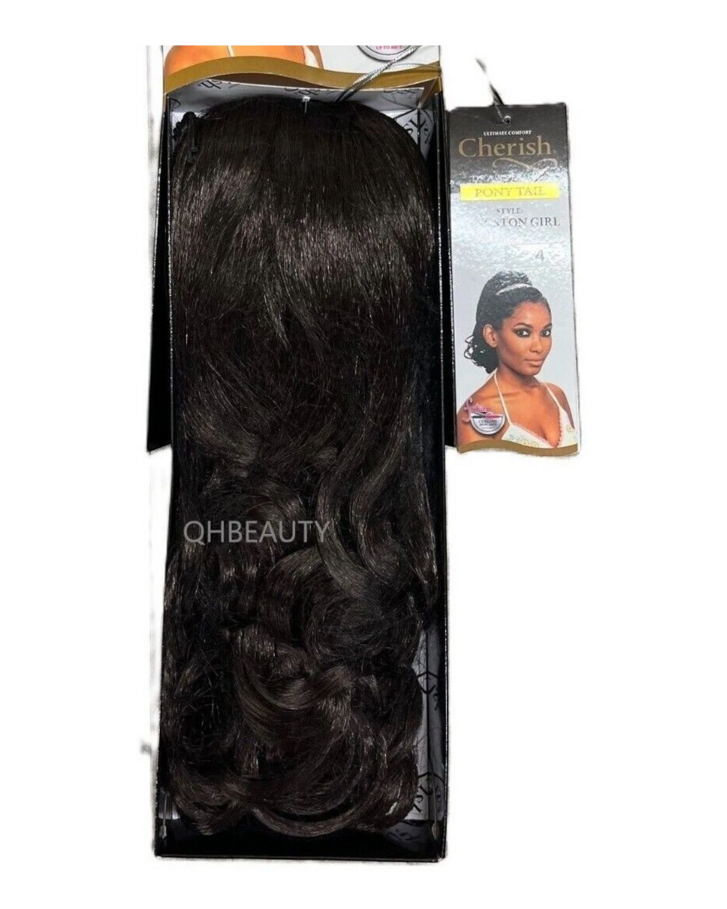 Cherish Synthetic Drawstring Curly Hair Extension Ponytail - Kingston Girl