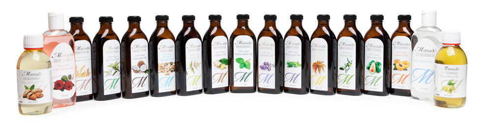 Mamado Aromatherapy Natural Hair & Skin Care Variety Organic Oil 150ml