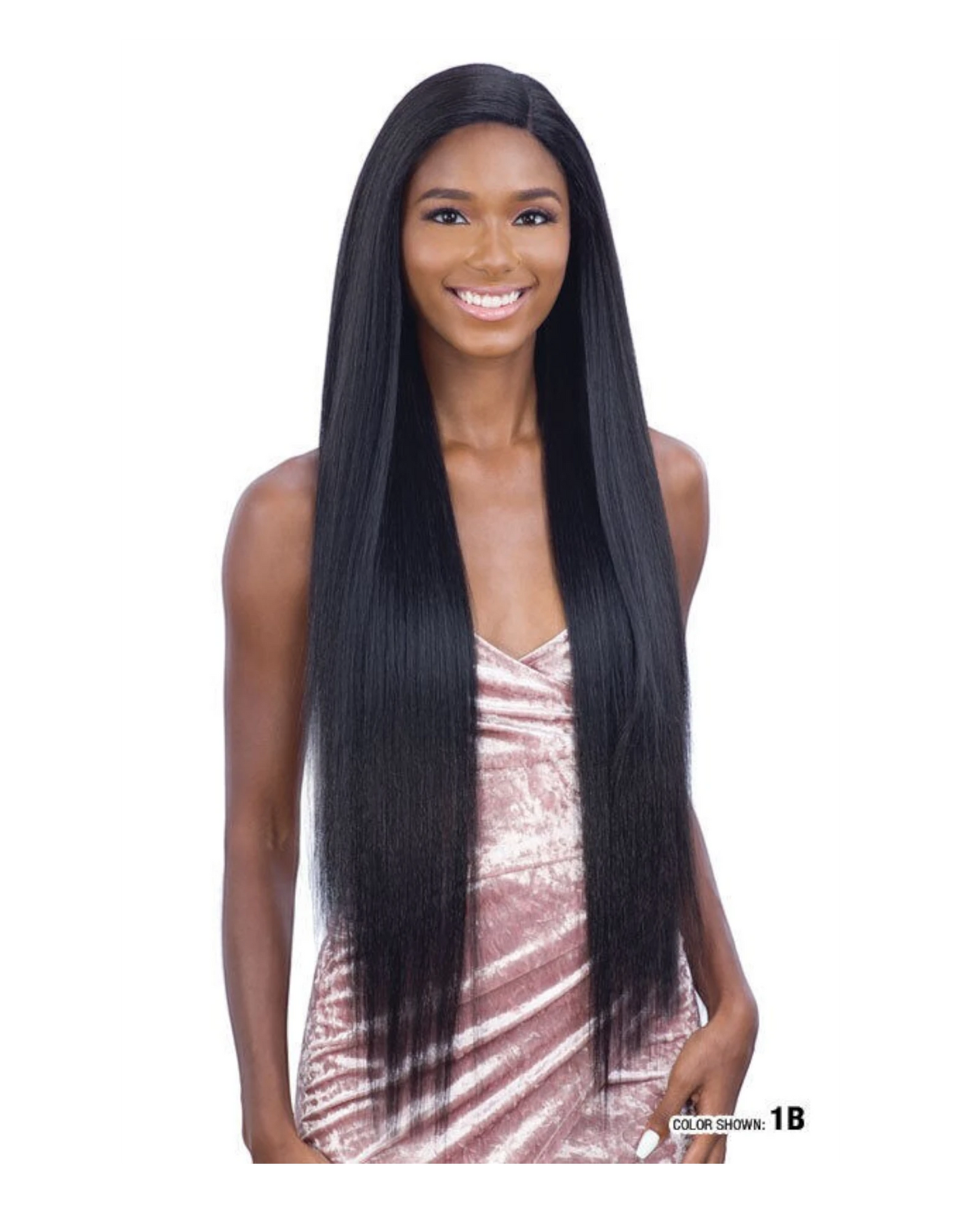 Obsession Synthetic Swiss HD Lace Front Free Part Long Yaki Hair Wig - TAKEISHA