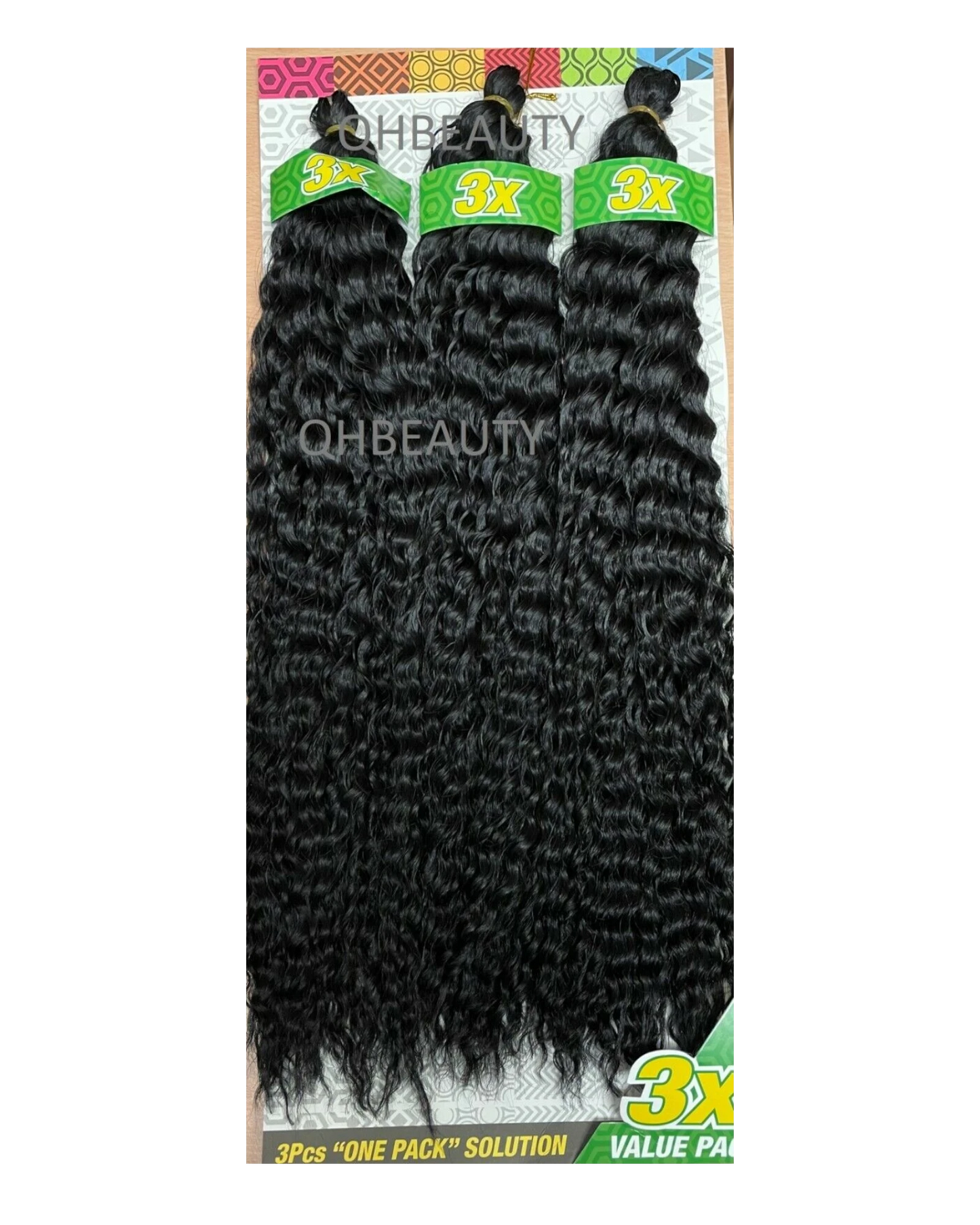 Cherish Synthetic Crochet Braid Hair Extension Handmade  3 x Brazilian Bulk 20"