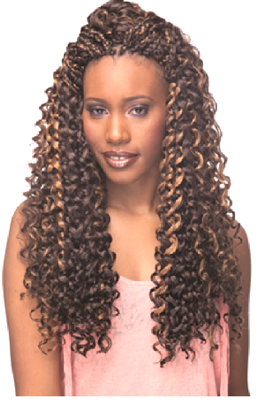 Cherish Bulk Synthetic Long Curly Hair Extension Braid - Spanish Curl 22 Inch
