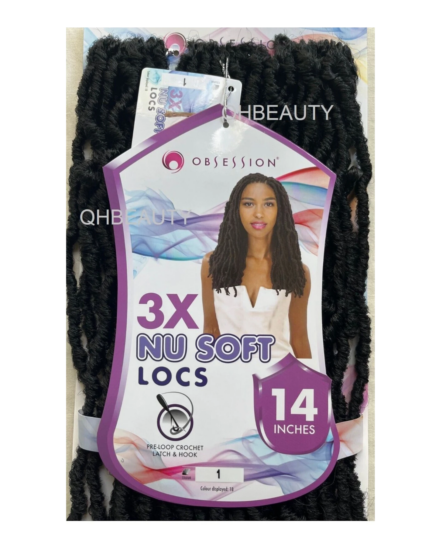 Obsession Synthetic Crochet Pre Looped Braid Hair Extension - NU LOCS 14 INCHES