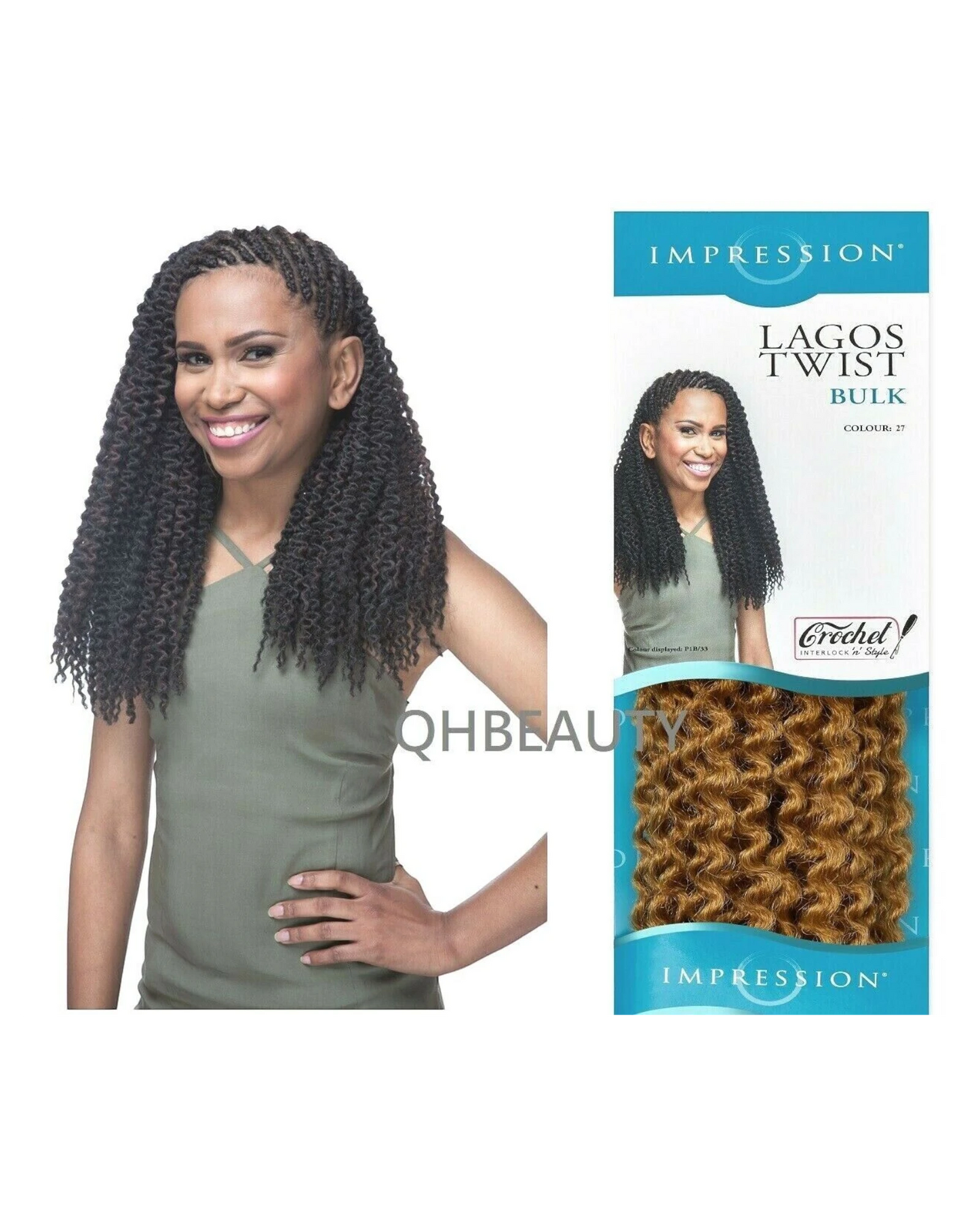 IMPRESSION SYNTHETIC HAIR EXTENSION BRAIDS -  LAGOS TWIST BULK
