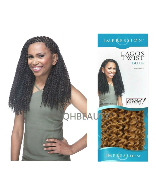 IMPRESSION SYNTHETIC HAIR EXTENSION BRAIDS -  LAGOS TWIST BULK