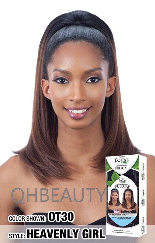 Freetress Equal Synthetic Straight Drawstring Full cap Hair Wig - HEAVENLY GIRL