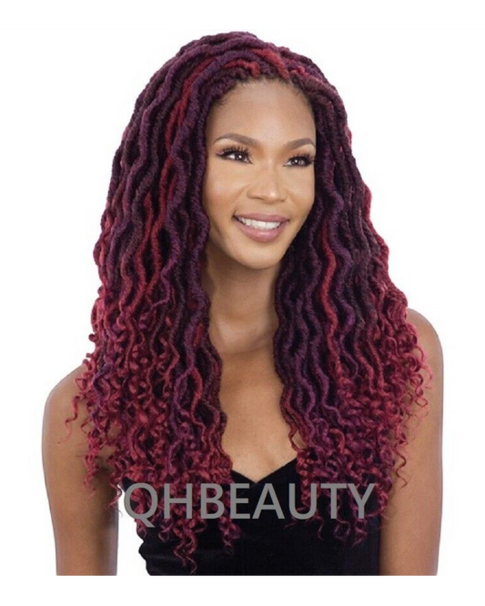 Obsession Synthetic Crochet Braid Hair Extension - Wavy Yippie Locs 16 INCH