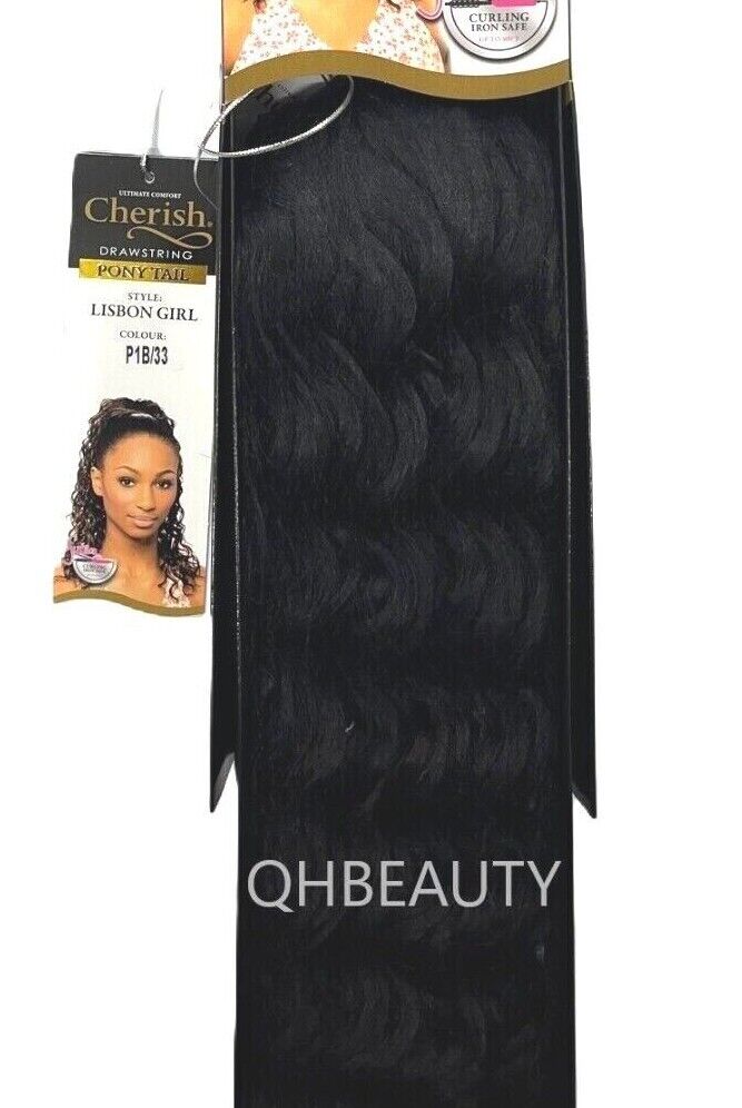 Cherish Synthetic Drawstring Curly Hair Extension Ponytail - Lisbon Girl