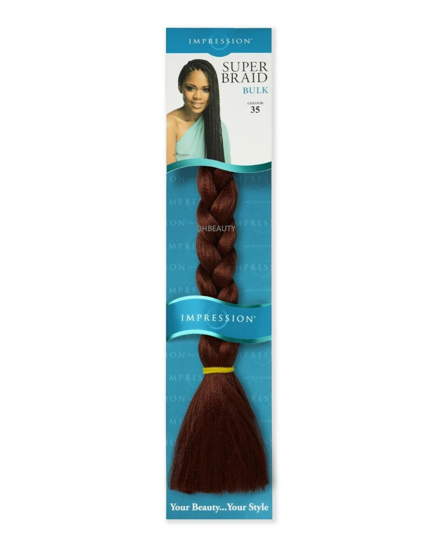 Impression Synthetic 3 X Bundle Pack Crochet Hair Extensions - Super Braid 52 "