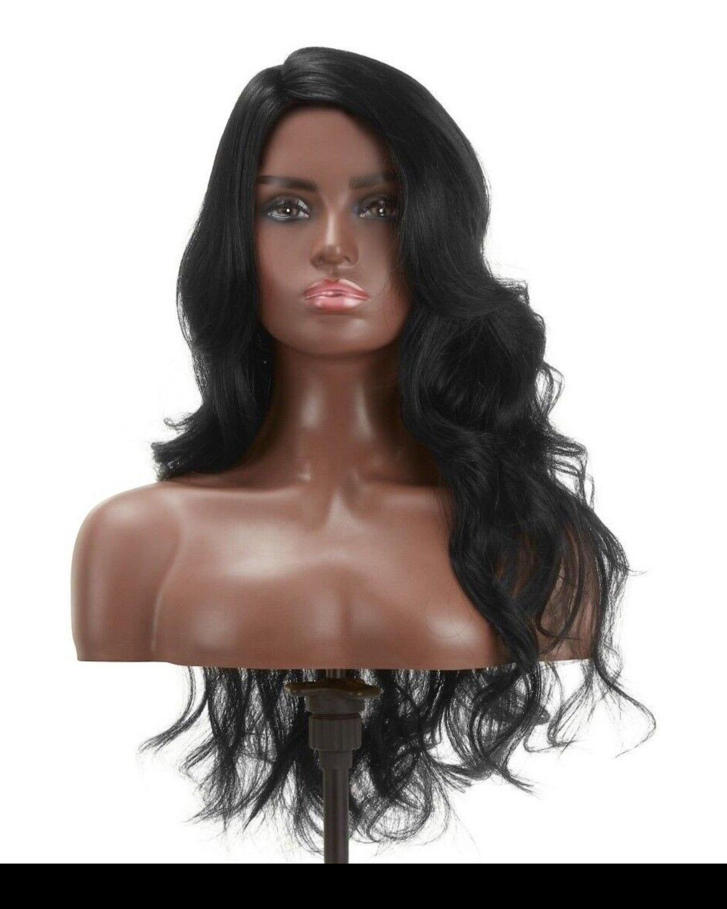 Impression Synthetic Invisible L Part Lace Curly Long Hair Wig - Daisy